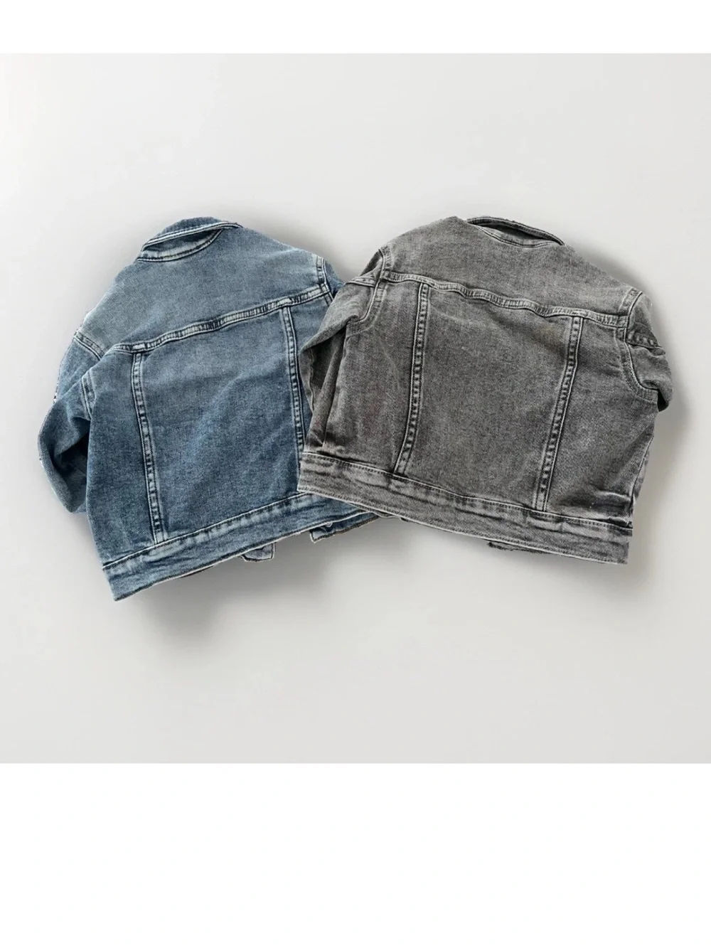 H&M Toddler Denim Jacket Bundle Light Blue and Gray Size 2-3